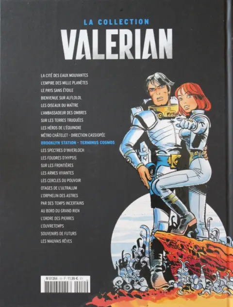 Verso de l'album Valérian Tome 10 Brooklyn Station - Terminus Cosmos