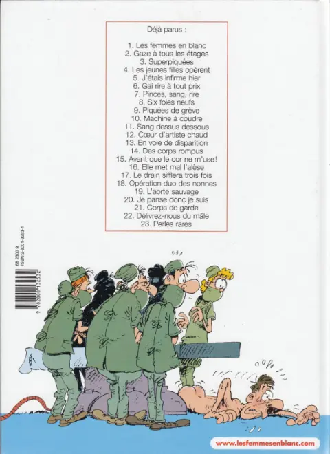 Verso de l'album Les Femmes en Blanc Tome 23 Perles rares