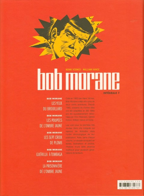 Verso de l'album Bob Morane Intégrale 7