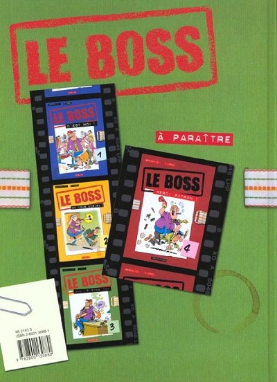 Verso de l'album Le Boss Tome 3 WWW.LE-BOSS.COM
