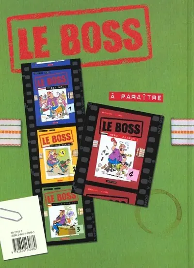 Verso de l'album Le Boss Tome 3 WWW.LE-BOSS.COM