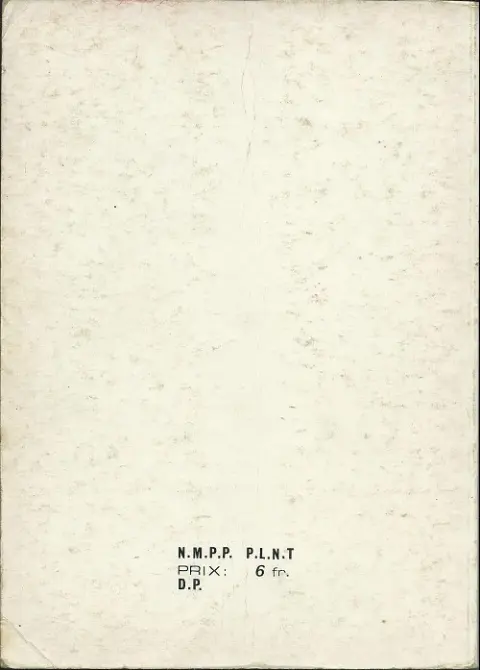 Verso de l'album Strange Album N° 18