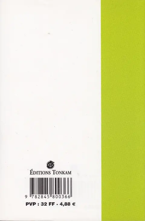Verso de l'album Butsu Zone 3