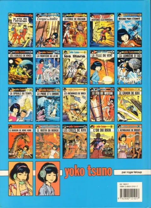 Verso de l'album Yoko Tsuno Tome 20 L'astrologue de Bruges