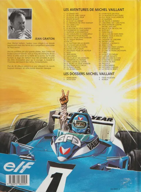 Verso de l'album Michel Vaillant Tome 50 Le défi des remparts