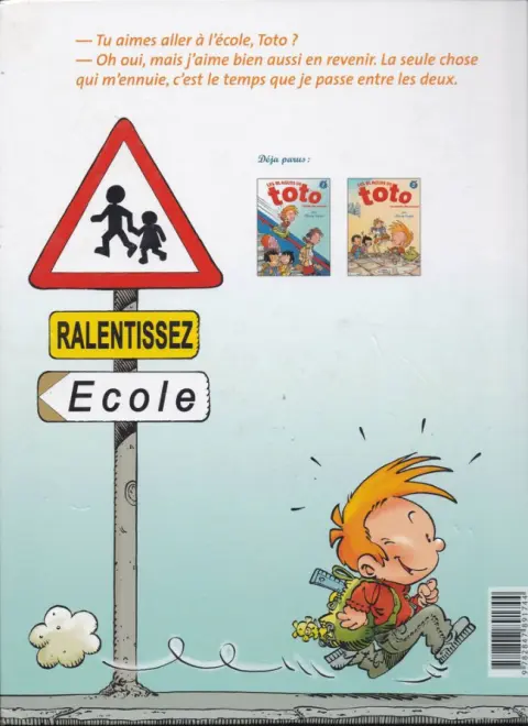 Verso de l'album Les Blagues de Toto Tome 1 L'école des vannes
