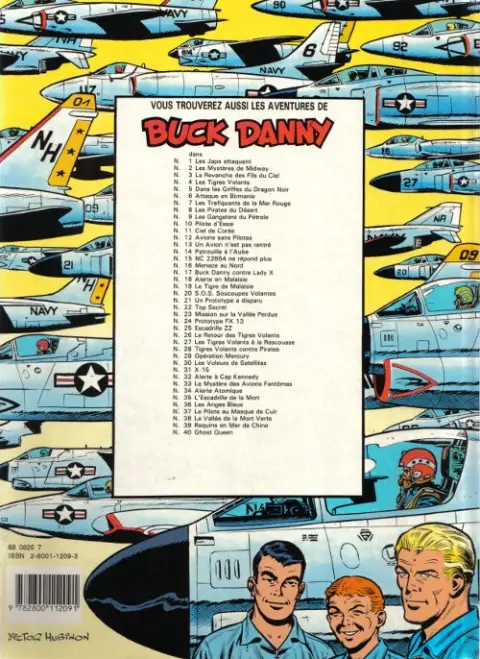 Verso de l'album Buck Danny Tome 13 Un avion n'est pas rentré