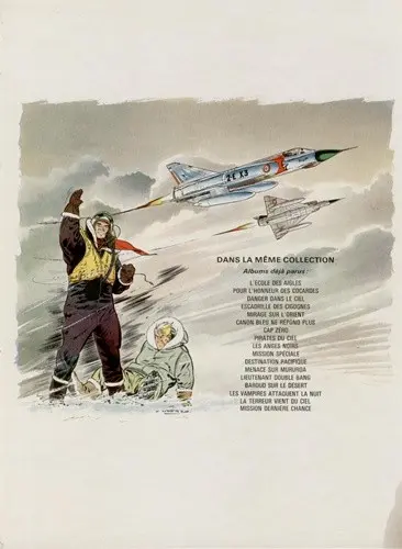Verso de l'album Tanguy et Laverdure Tome 14 Baroud sur le désert
