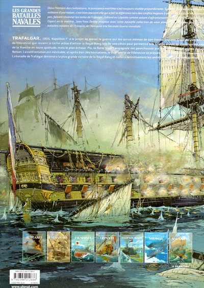 Verso de l'album Les grandes batailles navales Tome 1 Trafalgar