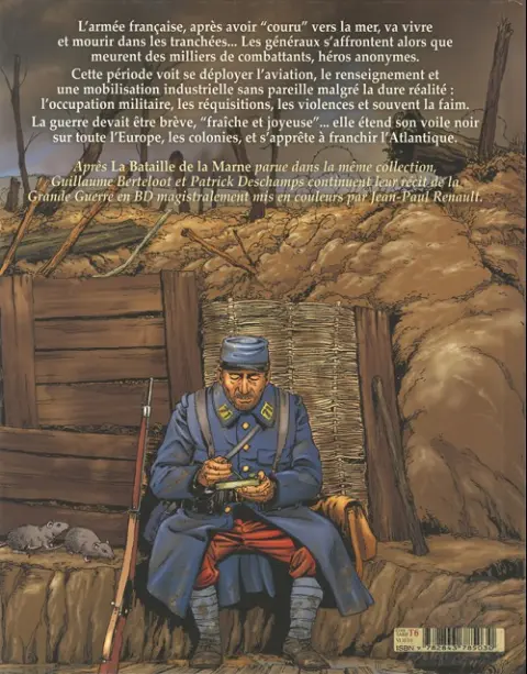 Verso de l'album La Grande Guerre - 1914-1918 1918 du printemps tragique à l'armistice