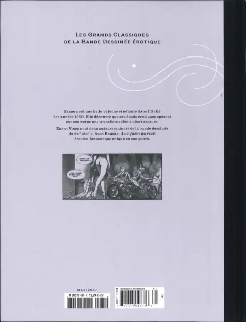 Verso de l'album Les Grands Classiques de la Bande Dessinée Érotique - La Collection Tome 87 Esmera