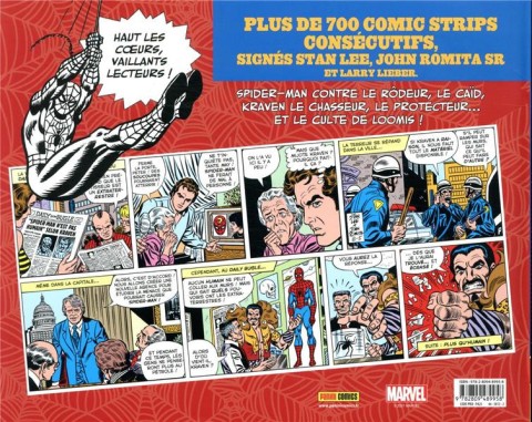 Verso de l'album Amazing Spider-Man : Les Comic Strips 2 1979-1981