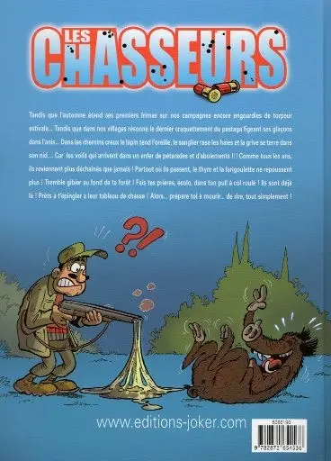 Verso de l'album Les Chasseurs Tome 2