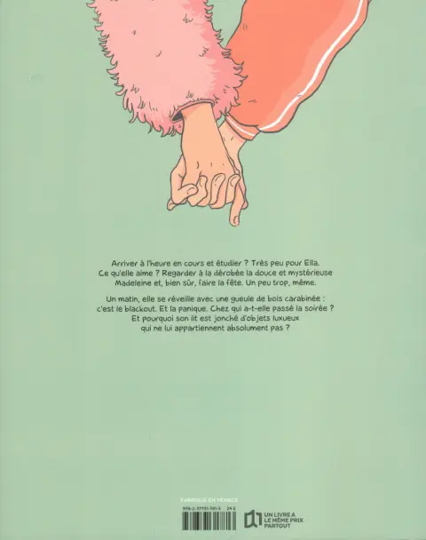 Verso de l'album Voleuse