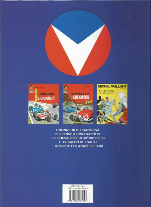 Verso de l'album Michel Vaillant L'Intégrale 4
