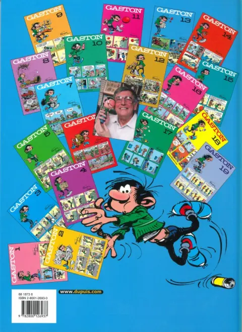 Verso de l'album Gaston Tome 13