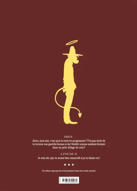 Verso de l'album Lincoln Intégrale 1