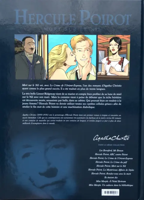 Verso de l'album Hercule Poirot Tome 3 Mort sur le Nil