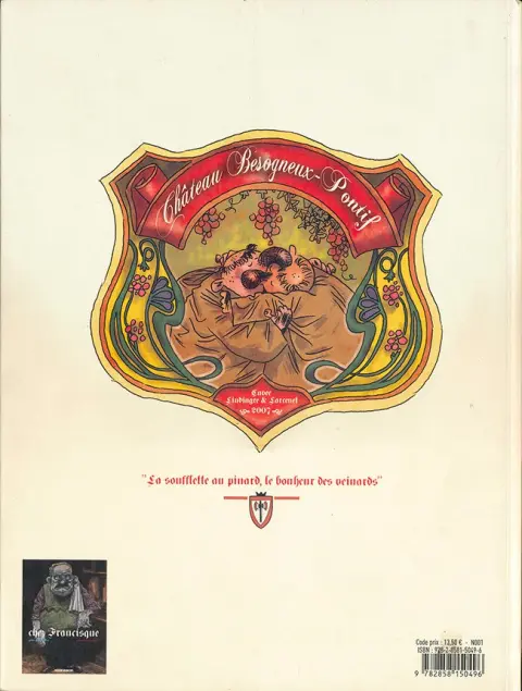 Verso de l'album Chez Francisque Tome 2