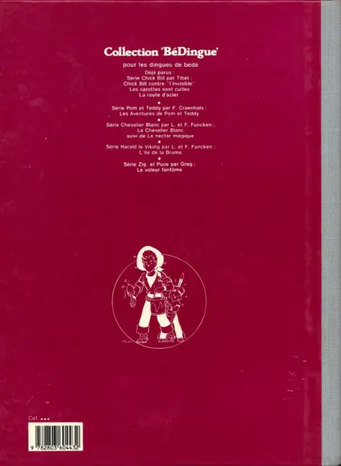 Verso de l'album Chick Bill Tome 3 La route d'acier