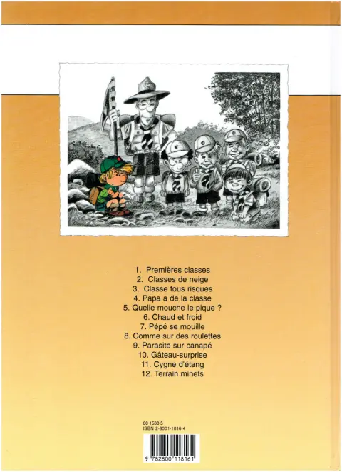 Verso de l'album Cédric Tome 4 Papa a de la classe