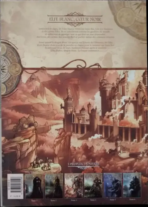 Verso de l'album Elfes Tome 3 Elfe blanc, cœur noir