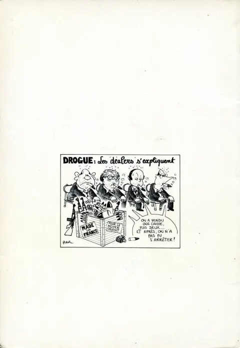 Verso de l'album À la soupe !