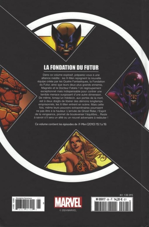 Verso de l'album X-Men - La Collection Mutante Tome 95 La fondation du futur