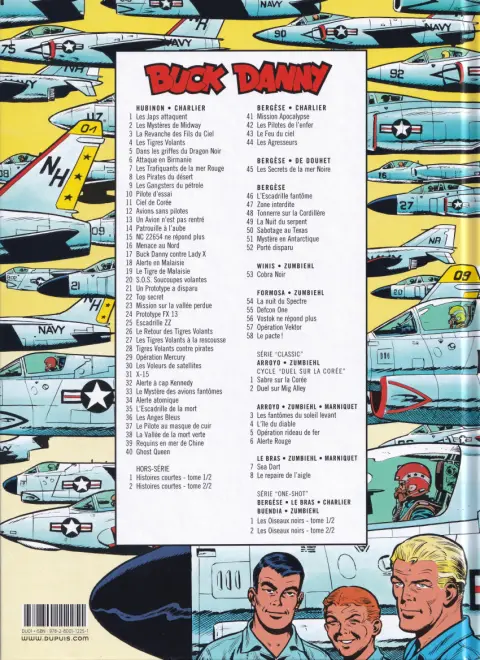 Verso de l'album Buck Danny Tome 29 Opération Mercury