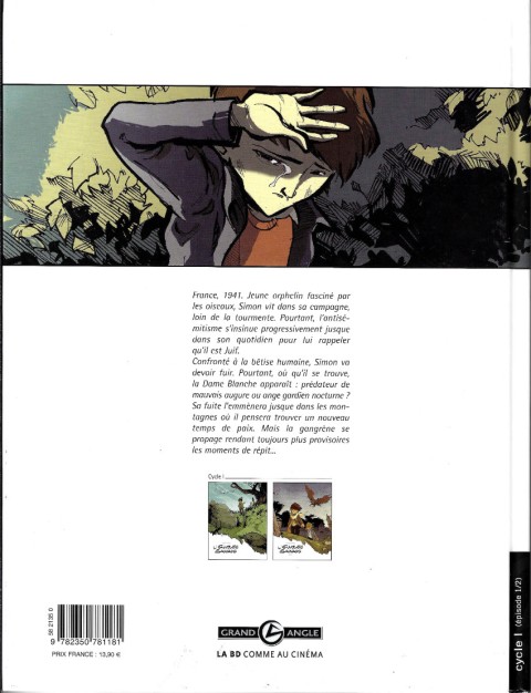 Verso de l'album L'Envolée sauvage Tome 1 La Dame Blanche