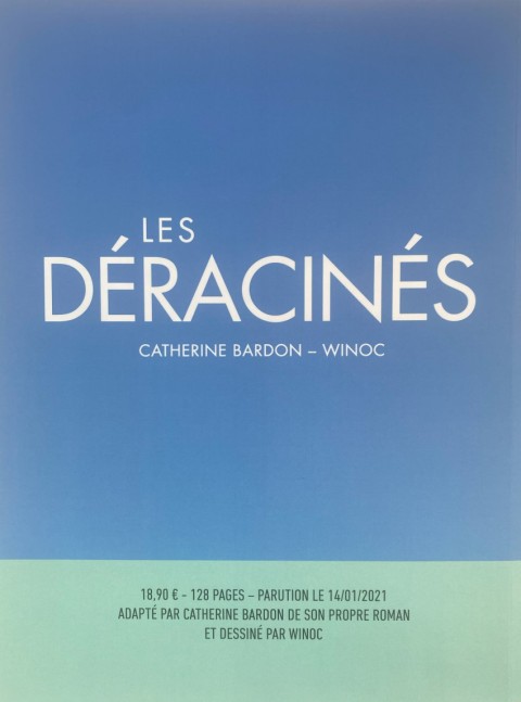Verso de l'album Les déracinés Les déracinés