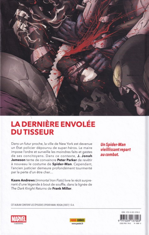 Verso de l'album Spider-Man Tome 7 L'Empire