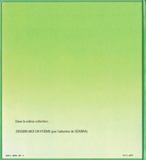 Verso de l'album Gaspard le lézard