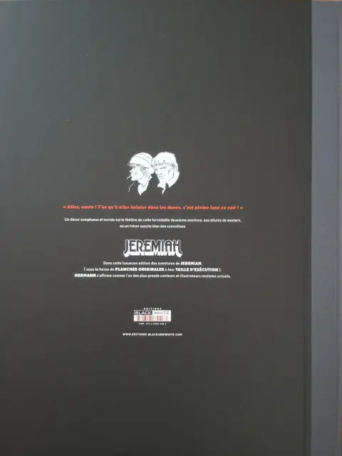 Verso de l'album Jeremiah Tome 2 Du sable plein les dents