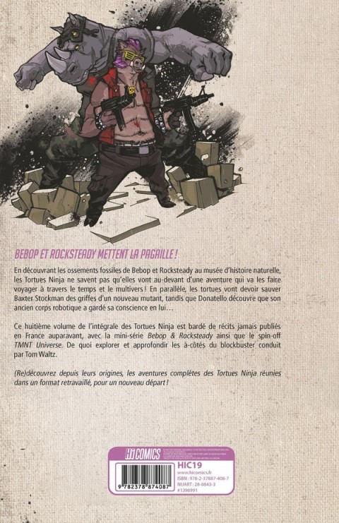 Verso de l'album Teenage Mutant Ninja Turtles - Les Tortues Ninja L'intégrale 8