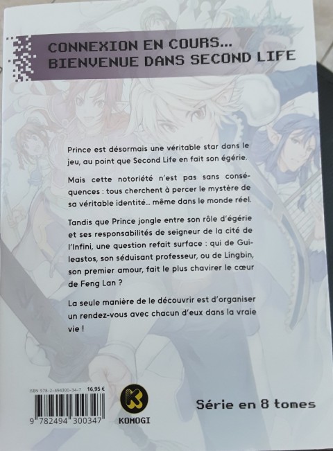 Verso de l'album 1/2 Prince 4