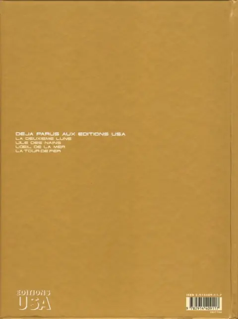 Verso de l'album Les Gardiens du Maser Esquisses