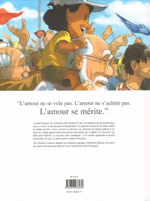 Verso de l'album L'Adoption Tome 1 Qinaya
