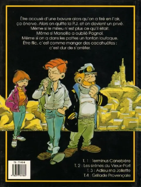 Verso de l'album Léo Loden Tome 4 Grillade provençale