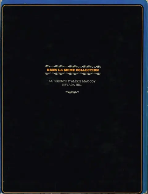 Verso de l'album Mac Coy Tome 1 La légende d'Alexis Mac Coy