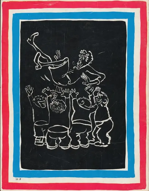 Verso de l'album Les aventures de Madame Pompidou