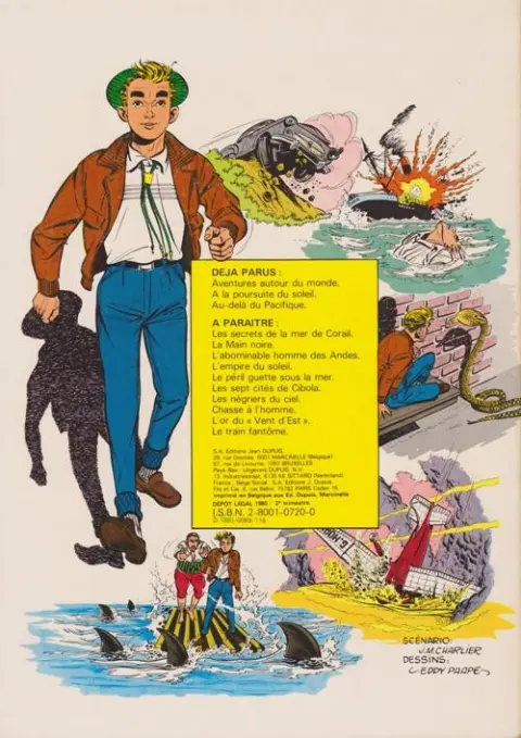Verso de l'album Marc Dacier Couleurs Tome 2 A la poursuite du soleil