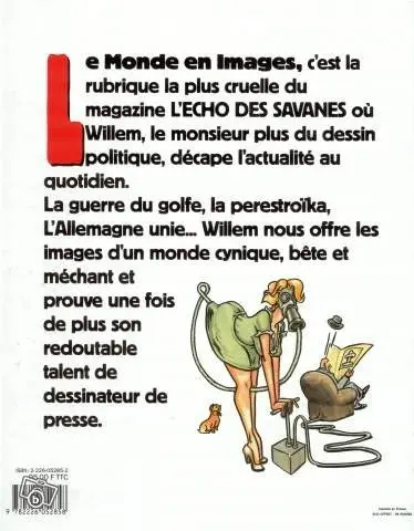 Verso de l'album Le Monde en images