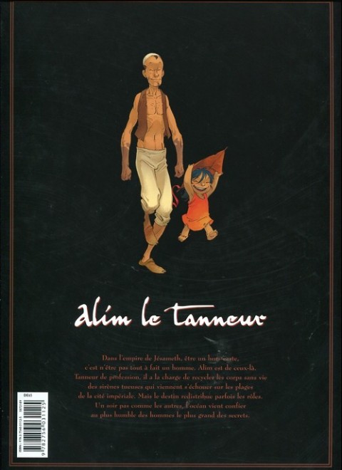 Verso de l'album Alim le tanneur Édition intégrale