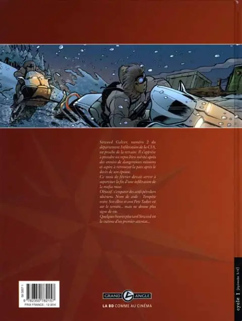 Verso de l'album Oukase Tome 1 Tempête noire