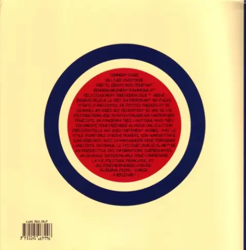 Verso de l'album Le Petit Livre de la Cinquième République