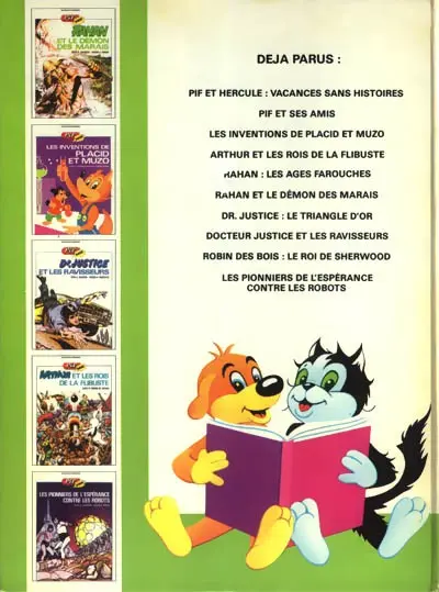 Verso de l'album Pif le chien Tome 2 Pif et ses amis