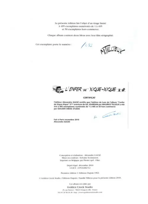 Autre de l'album Gil Jourdan Tome 5 L'enfer de Xique-Xique