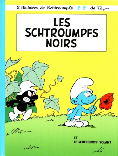 Couverture de l'album Les Schtroumpfs Tome 1 Les Schtroumpfs noirs (et le Schtroumpf volant)