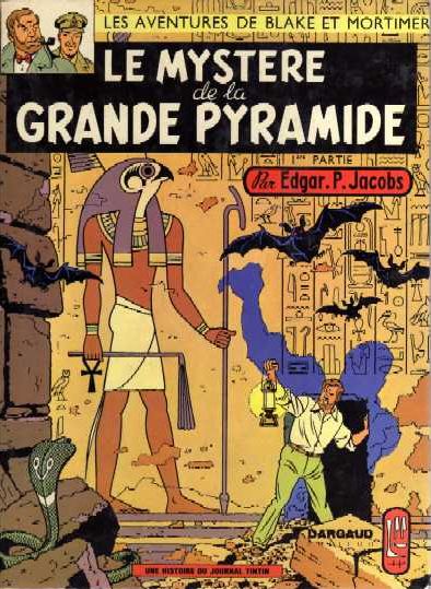 Couverture de l'album Blake et Mortimer Tome 3 Le Mystère de la Grande Pyramide - 1re partie